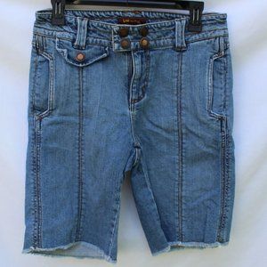 Women's Lee One True Fit Jean Shorts Sz 3/4M